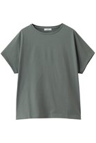 【エイトン/ATON】のSUVIN 60/2 キャップ スリーブ Tシャツ 大人の最旬トレンドファッション＆コーディネート founy(ファウニー) ファッション Fashion レディースファッション Fashion for Women トップス・カットソー Cut & Sew Tops シャツ・ブラウス・オフィスカジュアル Elegant Blouses & Button-Ups ロングTシャツ・Tシャツ Longline T-Shirts & Tees カットソー・ベーシックTシャツ Cut-and-Sewn Tops / Stretch Tees & Basics カットソー Cut and Sewn Top キャップ Cap, Baseball Cap ショート Short, Short Length スリーブ Sleeve, Long Sleeve / Short Sleeve thumbnail カーキ|ID: prp329100004876518 ipo3291000000037023071