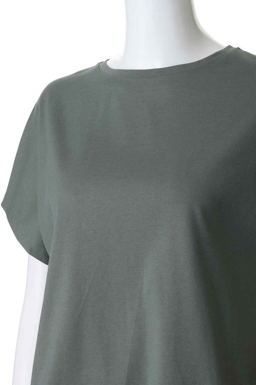 【エイトン/ATON】のSUVIN 60/2 キャップ スリーブ Tシャツ 大人の最旬トレンドファッション＆コーディネート founy(ファウニー) 　ファッション　Fashion　レディースファッション　Fashion for Women　トップス・カットソー　Cut & Sew Tops　シャツ・ブラウス・オフィスカジュアル　Elegant Blouses & Button-Ups　ロングTシャツ・Tシャツ　Longline T-Shirts & Tees　カットソー・ベーシックTシャツ　Cut-and-Sewn Tops / Stretch Tees & Basics　カットソー　Cut and Sewn Top　キャップ　Cap, Baseball Cap　ショート　Short, Short Length　スリーブ　Sleeve, Long Sleeve / Short Sleeve　other-5|ID: prp329100004876518 ipo3291000000037023078