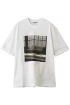 【ジル サンダー/JIL SANDER】のクルーネック フォトプリントTシャツ 大人の最旬トレンドファッション＆コーディネート founy(ファウニー) ファッション Fashion レディースファッション Fashion for Women トップス・カットソー Cut & Sew Tops シャツ・ブラウス・オフィスカジュアル Elegant Blouses & Button-Ups ロングTシャツ・Tシャツ Longline T-Shirts & Tees カットソー・ベーシックTシャツ Cut-and-Sewn Tops / Stretch Tees & Basics ショート Short, Short Length スリーブ Sleeve, Long Sleeve / Short Sleeve プリント Print, Printed Pattern thumbnail ダークシェイドフォトグラフ|ID: prp329100004876520 ipo3291000000037023085