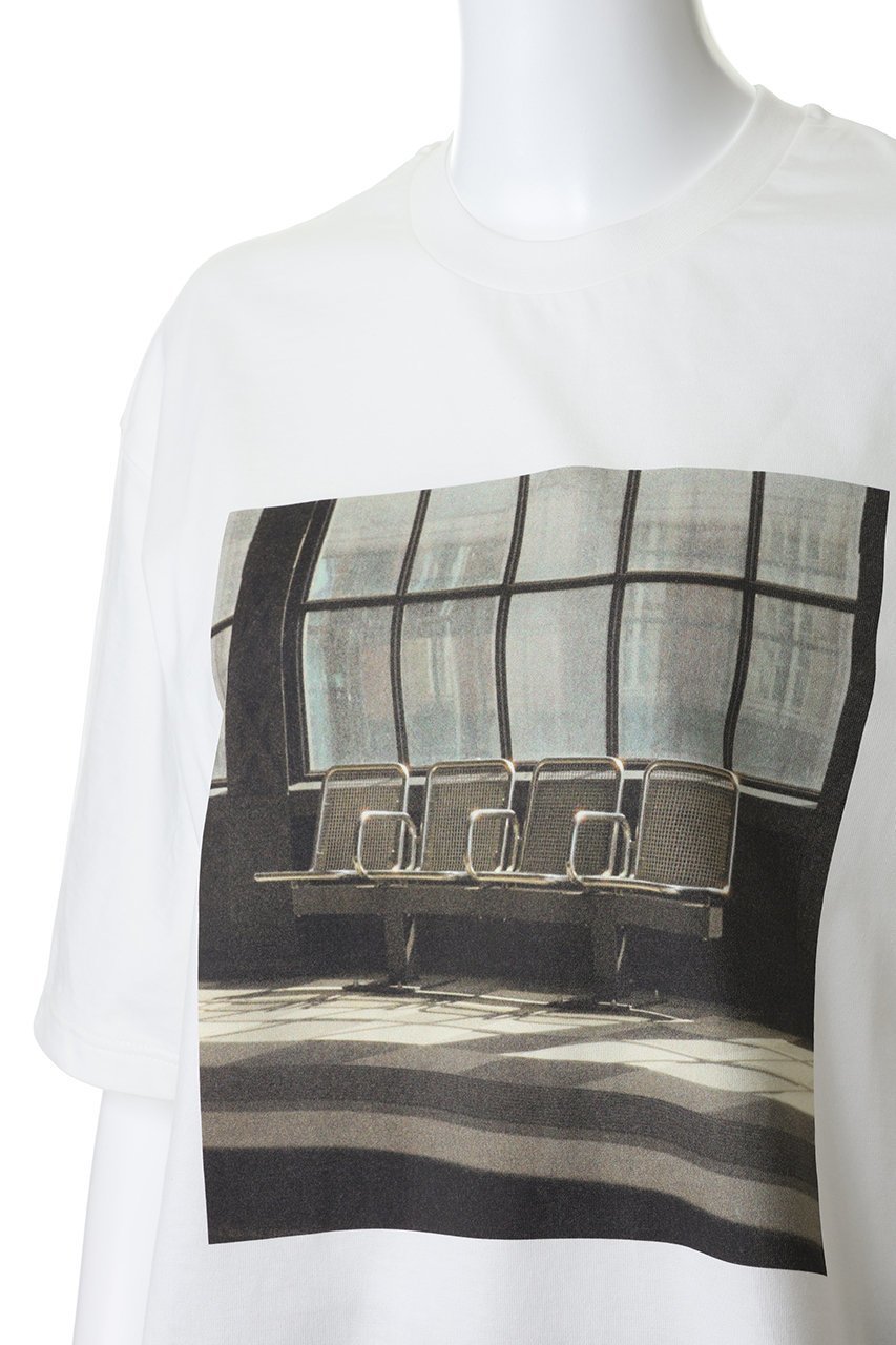 【ジル サンダー/JIL SANDER】のクルーネック フォトプリントTシャツ 大人の最旬トレンドファッション＆コーディネート founy(ファウニー) 　ファッション　Fashion　レディースファッション　Fashion for Women　トップス・カットソー　Cut & Sew Tops　シャツ・ブラウス・オフィスカジュアル　Elegant Blouses & Button-Ups　ロングTシャツ・Tシャツ　Longline T-Shirts & Tees　カットソー・ベーシックTシャツ　Cut-and-Sewn Tops / Stretch Tees & Basics　ショート　Short, Short Length　スリーブ　Sleeve, Long Sleeve / Short Sleeve　プリント　Print, Printed Pattern　other-5|ID: prp329100004876520 ipo3291000000037023092