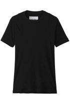 【ジル サンダー/JIL SANDER】のクルーネック フィットTシャツ 大人の最旬トレンドファッション＆コーディネート founy(ファウニー) ファッション Fashion レディースファッション Fashion for Women トップス・カットソー Cut & Sew Tops シャツ・ブラウス・オフィスカジュアル Elegant Blouses & Button-Ups ロングTシャツ・Tシャツ Longline T-Shirts & Tees カットソー・ベーシックTシャツ Cut-and-Sewn Tops / Stretch Tees & Basics おすすめ Recommended / Our Picks インナー Innerwear ショート Short, Short Length ジャケット Jacket, Outerwear ストレッチ Stretch, Stretchy Fabric スリーブ Sleeve, Long Sleeve / Short Sleeve フィット Fit, Slim Fit 夏 Summer 春 Spring S/S・春夏 SS, Spring/Summer, Warm Season thumbnail ブラック|ID: prp329100004876522 ipo3291000000037023096
