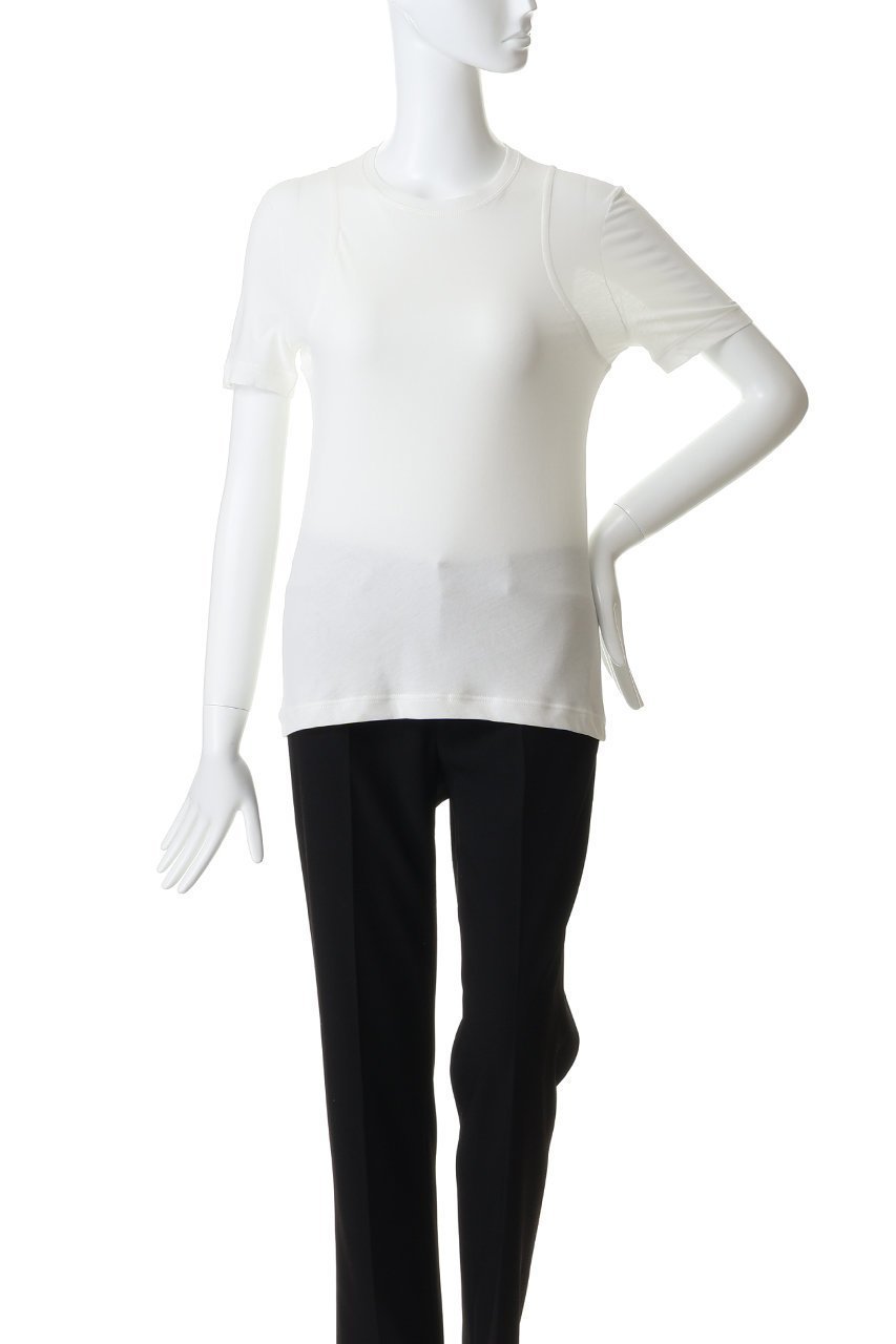 【ジル サンダー/JIL SANDER】のクルーネック フィットTシャツ 大人の最旬トレンドファッション＆コーディネート founy(ファウニー) 　ファッション　Fashion　レディースファッション　Fashion for Women　トップス・カットソー　Cut & Sew Tops　シャツ・ブラウス・オフィスカジュアル　Elegant Blouses & Button-Ups　ロングTシャツ・Tシャツ　Longline T-Shirts & Tees　カットソー・ベーシックTシャツ　Cut-and-Sewn Tops / Stretch Tees & Basics　おすすめ　Recommended / Our Picks　インナー　Innerwear　ショート　Short, Short Length　ジャケット　Jacket, Outerwear　ストレッチ　Stretch, Stretchy Fabric　スリーブ　Sleeve, Long Sleeve / Short Sleeve　フィット　Fit, Slim Fit　夏　Summer　春　Spring　S/S・春夏　SS, Spring/Summer, Warm Season　other-2|ID: prp329100004876522 ipo3291000000037023099