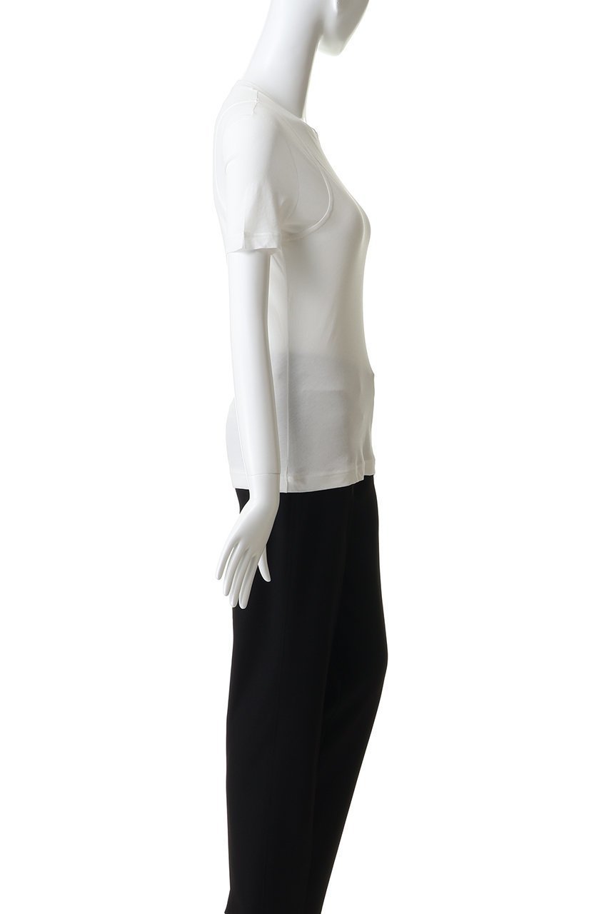 【ジル サンダー/JIL SANDER】のクルーネック フィットTシャツ 大人の最旬トレンドファッション＆コーディネート founy(ファウニー) 　ファッション　Fashion　レディースファッション　Fashion for Women　トップス・カットソー　Cut & Sew Tops　シャツ・ブラウス・オフィスカジュアル　Elegant Blouses & Button-Ups　ロングTシャツ・Tシャツ　Longline T-Shirts & Tees　カットソー・ベーシックTシャツ　Cut-and-Sewn Tops / Stretch Tees & Basics　おすすめ　Recommended / Our Picks　インナー　Innerwear　ショート　Short, Short Length　ジャケット　Jacket, Outerwear　ストレッチ　Stretch, Stretchy Fabric　スリーブ　Sleeve, Long Sleeve / Short Sleeve　フィット　Fit, Slim Fit　夏　Summer　春　Spring　S/S・春夏　SS, Spring/Summer, Warm Season　other-3|ID: prp329100004876522 ipo3291000000037023100