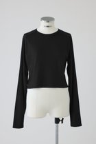 【リムアーク/RIM.ARK】のSilky long T-SH/Tシャツ ブラック|ID: prp329100004876524 ipo3291000000036373694