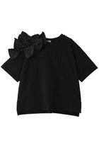【ティアラ/Tiara】のショルダーリボンTシャツ ブラック|ID: prp329100004876526 ipo3291000000036900086