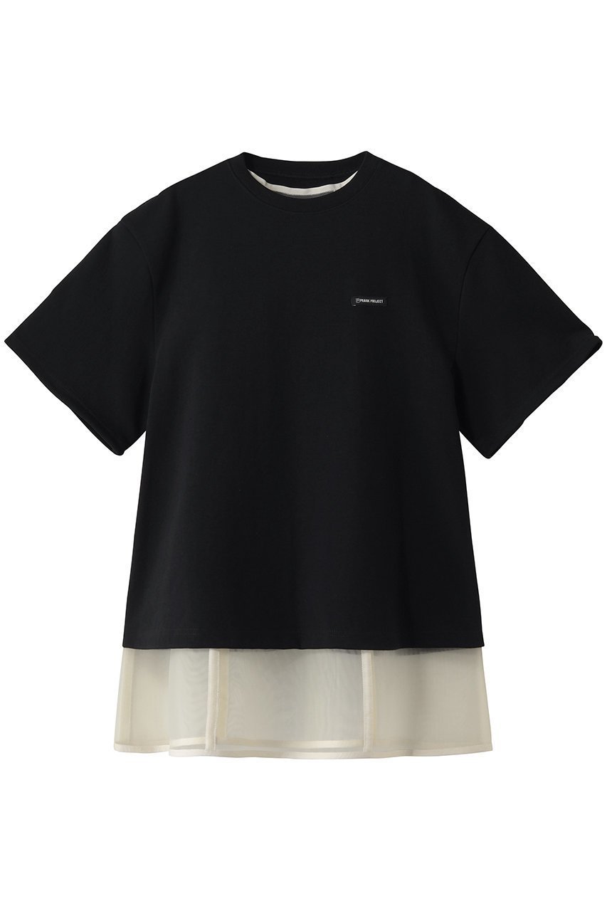 【プランク プロジェクト/PRANK PROJECT】のダブルレイヤーTシャツ 人気、トレンドファッション・服の通販 founy(ファニー) 　ファッション　Fashion　レディースファッション　Fashion for Women　トップス・カットソー　Cut & Sew Tops　シャツ・ブラウス・オフィスカジュアル　Elegant Blouses & Button-Ups　ロングTシャツ・Tシャツ　Longline T-Shirts & Tees　カットソー・ベーシックTシャツ　Cut-and-Sewn Tops / Stretch Tees & Basics　ショート　Short, Short Length　スリーブ　Sleeve, Long Sleeve / Short Sleeve　チュニック　Tunic, Long Top　ロールアップ　Roll-Up, Cuffed Hem　ワイヤー　Wire, Wired Bra　新作・新入荷　New Arrivals / New In　 other-1|ID: prp329100004876535 ipo3291000000036373793