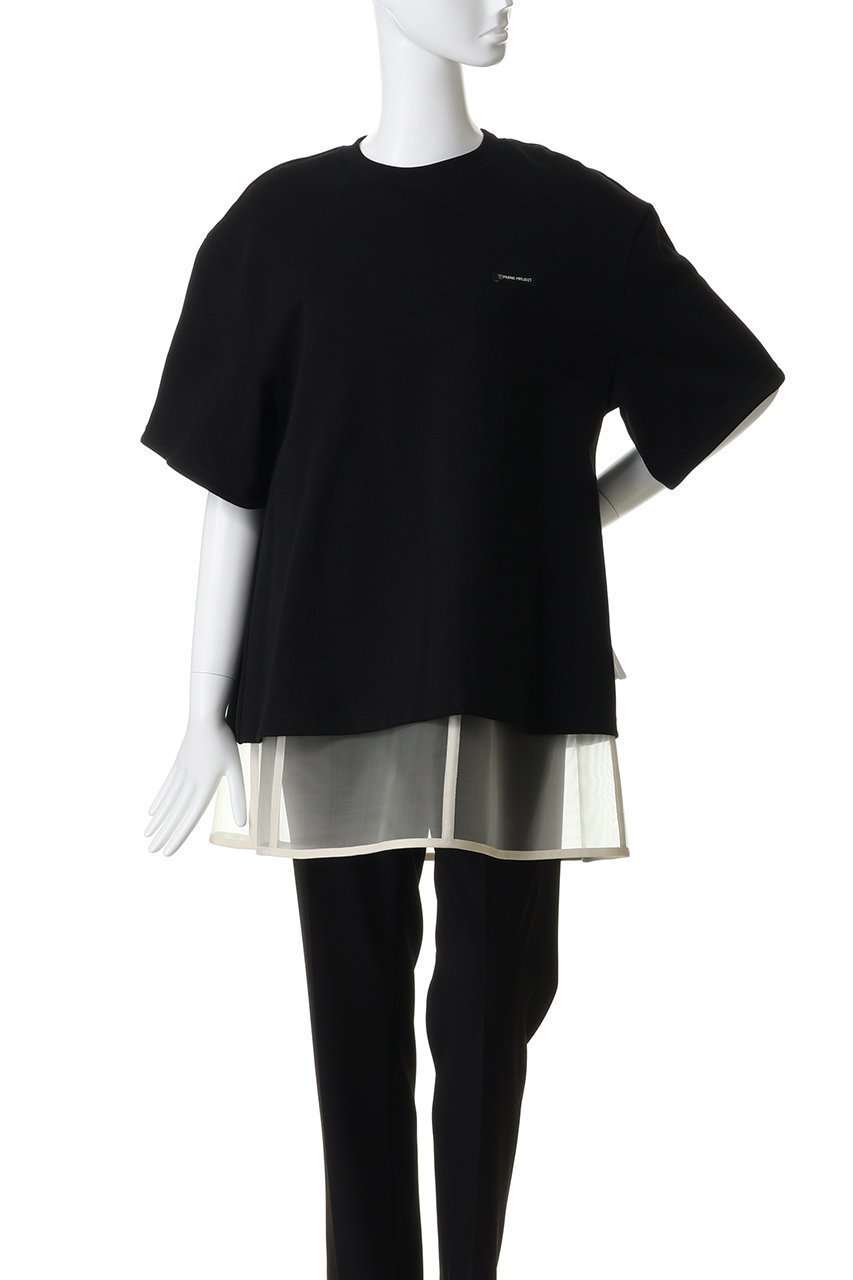 【プランク プロジェクト/PRANK PROJECT】のダブルレイヤーTシャツ 大人の最旬トレンドファッション＆コーディネート founy(ファウニー) 　ファッション　Fashion　レディースファッション　Fashion for Women　トップス・カットソー　Cut & Sew Tops　シャツ・ブラウス・オフィスカジュアル　Elegant Blouses & Button-Ups　ロングTシャツ・Tシャツ　Longline T-Shirts & Tees　カットソー・ベーシックTシャツ　Cut-and-Sewn Tops / Stretch Tees & Basics　ショート　Short, Short Length　スリーブ　Sleeve, Long Sleeve / Short Sleeve　チュニック　Tunic, Long Top　ロールアップ　Roll-Up, Cuffed Hem　ワイヤー　Wire, Wired Bra　other-2|ID: prp329100004876536 ipo3291000000037012001