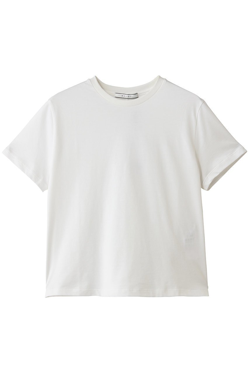 【ベイジ,/BEIGE,】のDIOP(ダイオプ)/スビンコットン クロップドTシャツ 人気、トレンドファッション・服の通販 founy(ファニー) 　ファッション　Fashion　レディースファッション　Fashion for Women　トップス・カットソー　Cut & Sew Tops　シャツ・ブラウス・オフィスカジュアル　Elegant Blouses & Button-Ups　ロングTシャツ・Tシャツ　Longline T-Shirts & Tees　カットソー・ベーシックTシャツ　Cut-and-Sewn Tops / Stretch Tees & Basics　クロップド　Cropped, Short Length　ショート　Short, Short Length　シンプル　Simple, Minimal　スリーブ　Sleeve, Long Sleeve / Short Sleeve　ハーフ　Half, Half-Length　夏　Summer　新作・新入荷　New Arrivals / New In　春　Spring　S/S・春夏　SS, Spring/Summer, Warm Season　 other-1|ID: prp329100004876540 ipo3291000000036373823