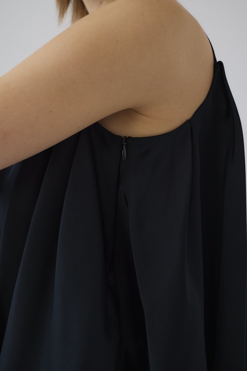 【リムアーク/RIM.ARK】のBalloon forum dress/ドレス 大人の最旬トレンドファッション＆コーディネート founy(ファウニー) 　ファッション　Fashion　レディースファッション　Fashion for Women　ワンピース　Dresses　フォーマル・パーティードレス・結婚式用ドレス　Elegant & Casual Dresses　チュニック　Tunic Tops & Dresses　アクセサリー　Fashion Accessories　オーガンジー　Organza Fabric　サテン　Satin, Glossy Fabric　ダブル　Double, Double-Breasted　チュニック　Tunic, Long Top　ドッキング　Docking, Mixed Material　ドレス　Dress, One-Piece　バルーン　Balloon, Balloon Silhouette　ポケット　Pocket, Pocket Detail　ラグジュアリー　Luxury, Elegant　ロング　Long, Long-Length　エレガント 上品　Elegant　other-8|ID: prp329100004876574 ipo3291000000036374068