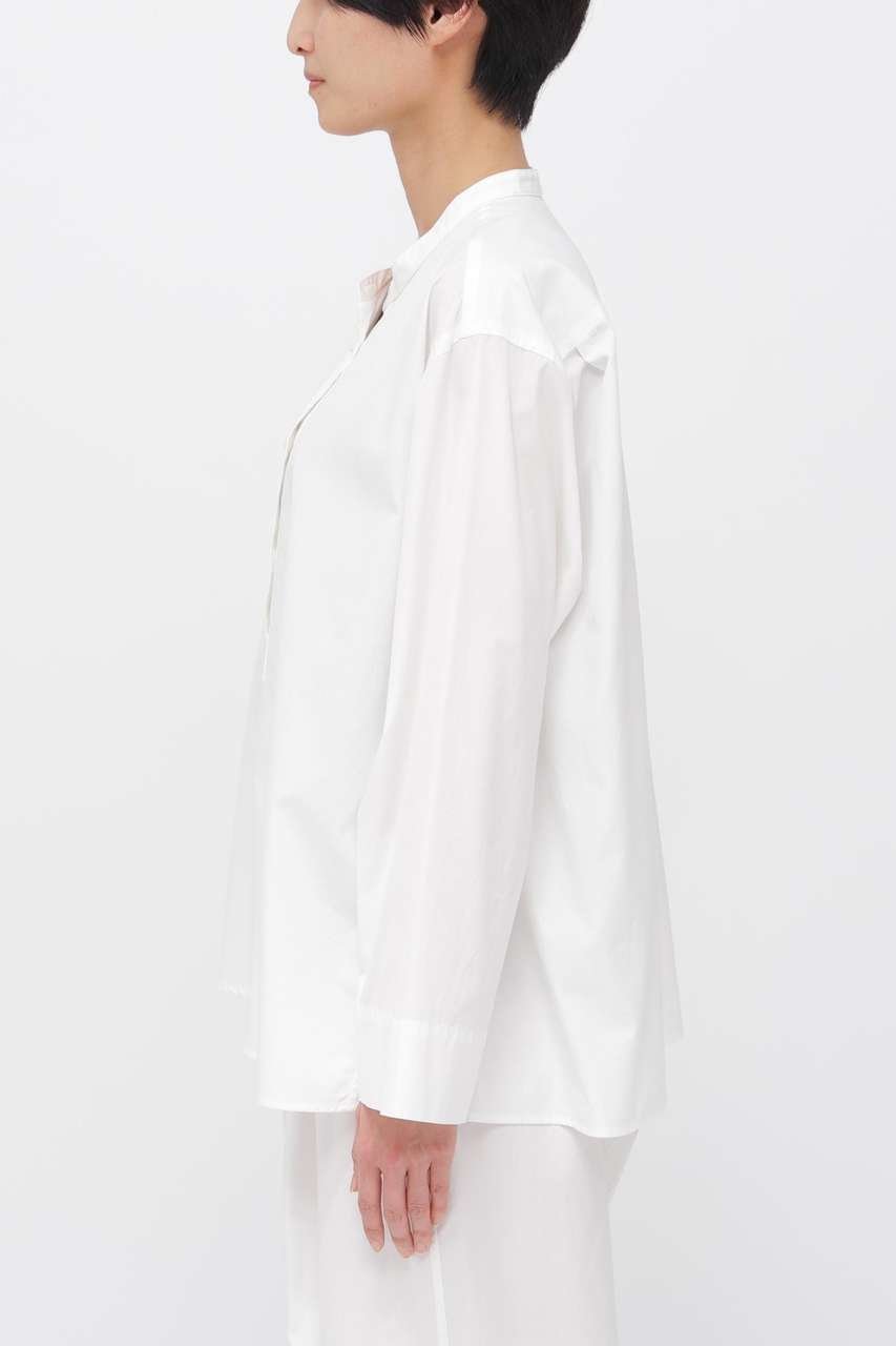 【マーガレットハウエル/MARGARET HOWELL】のPLAIN POPLIN SHIRT 人気、トレンドファッション・服の通販 founy(ファニー) 　ファッション　Fashion　レディースファッション　Fashion for Women　トップス・カットソー　Cut & Sew Tops　シャツ・ブラウス・オフィスカジュアル　Elegant Blouses & Button-Ups　スリーブ　Sleeve, Long Sleeve / Short Sleeve　フィット　Fit, Slim Fit　リラックス　Relax, Relaxed Fit　ロング　Long, Long-Length　新作・新入荷　New Arrivals / New In　長袖　Long Sleeve, Full Sleeve　other-3|ID: prp329100004876598 ipo3291000000036374242