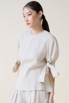 【ティアラ/Tiara】のリボンスリーブブラウス アイボリー|ID: prp329100004876604 ipo3291000000036374280