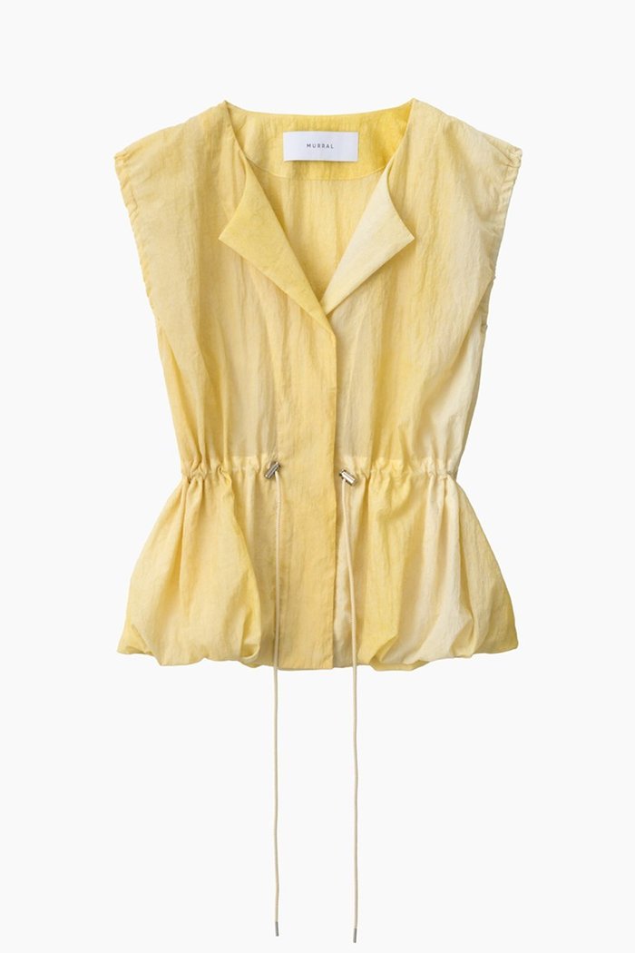 【ミューラル/MURRAL】のRadiance スリーブレス トップス インテリア・キッズ・メンズ・レディースファッション・服の通販 founy(ファニー) https://founy.com/ ファッション Fashion レディースファッション Fashion for Women トップス・カットソー Cut & Sew Tops キャミソール&ノースリーブ Camisoles & Sleeveless Tops シャツ・ブラウス・オフィスカジュアル Elegant Blouses & Button-Ups おすすめ Recommended / Our Picks ギャザー Gathered, Ruffled グラデーション Gradient, Ombre スリーブ Sleeve, Long Sleeve / Short Sleeve ドローストリング Drawstring, Pull Cord ノースリーブ Sleeveless, No-Sleeve ハンド Hand, Handmade フォルム Silhouette, Form エレガント 上品 Elegant |ID: prp329100004876605 ipo3291000000036717158