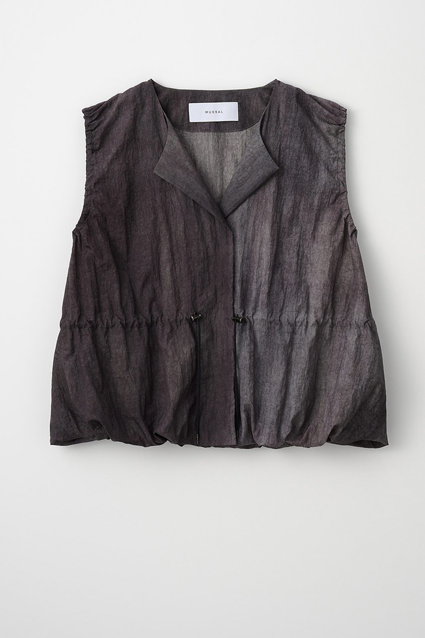 【ミューラル/MURRAL】のRadiance スリーブレス トップス 大人の最旬トレンドファッション＆コーディネート founy(ファウニー) 　ファッション　Fashion　レディースファッション　Fashion for Women　トップス・カットソー　Cut & Sew Tops　キャミソール&ノースリーブ　Camisoles & Sleeveless Tops　シャツ・ブラウス・オフィスカジュアル　Elegant Blouses & Button-Ups　おすすめ　Recommended / Our Picks　ギャザー　Gathered, Ruffled　グラデーション　Gradient, Ombre　スリーブ　Sleeve, Long Sleeve / Short Sleeve　ドローストリング　Drawstring, Pull Cord　ノースリーブ　Sleeveless, No-Sleeve　ハンド　Hand, Handmade　フォルム　Silhouette, Form　エレガント 上品　Elegant　再入荷　Restock / Back in Stock　other-7|ID: prp329100004876605 ipo3291000000036717166
