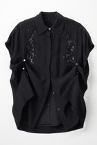 【ミューラル/MURRAL】のVeil エンブロイダード シャツ ブラック|ID: prp329100004876608 ipo3291000000036744471