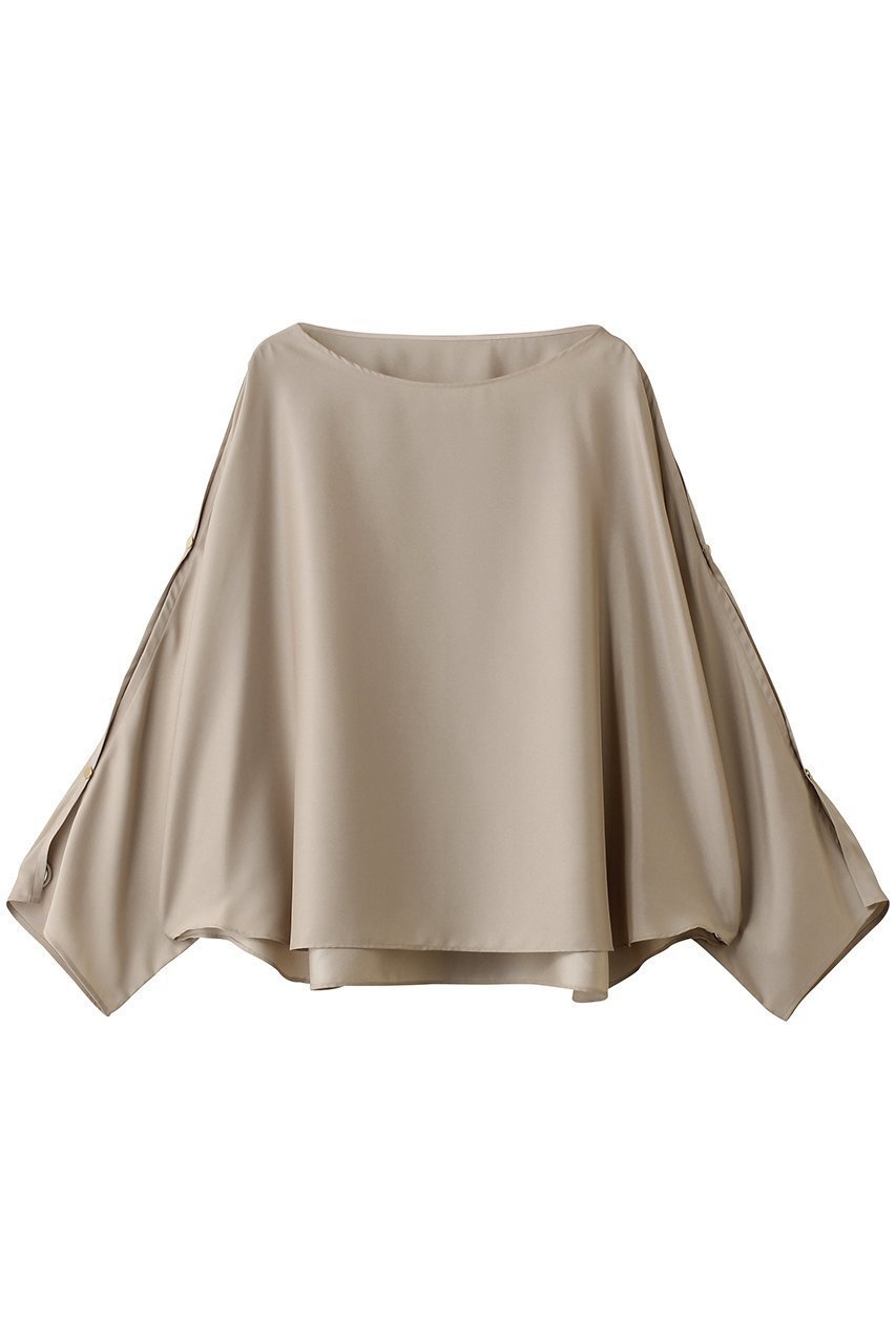 【ベイジ,/BEIGE,】のPERIDOT(ペリドット)/2WAYスリーブ ドレープブラウス インテリア・キッズ・メンズ・レディースファッション・服の通販 founy(ファウニー) 　ファッション　Fashion　レディースファッション　Fashion for Women　トップス・カットソー　Cut & Sew Tops　キャミソール&ノースリーブ　Camisoles & Sleeveless Tops　シャツ・ブラウス・オフィスカジュアル　Elegant Blouses & Button-Ups　エレガント 上品　Elegant　スリーブ　Sleeve, Long Sleeve / Short Sleeve　ドレープ　Drape, Draping Fabric　ノースリーブ　Sleeveless, No-Sleeve　夏　Summer　定番　Standard, Basic Item　春　Spring　S/S・春夏　SS, Spring/Summer, Warm Season　Nude|ID: prp329100004876609 ipo3291000000036744481