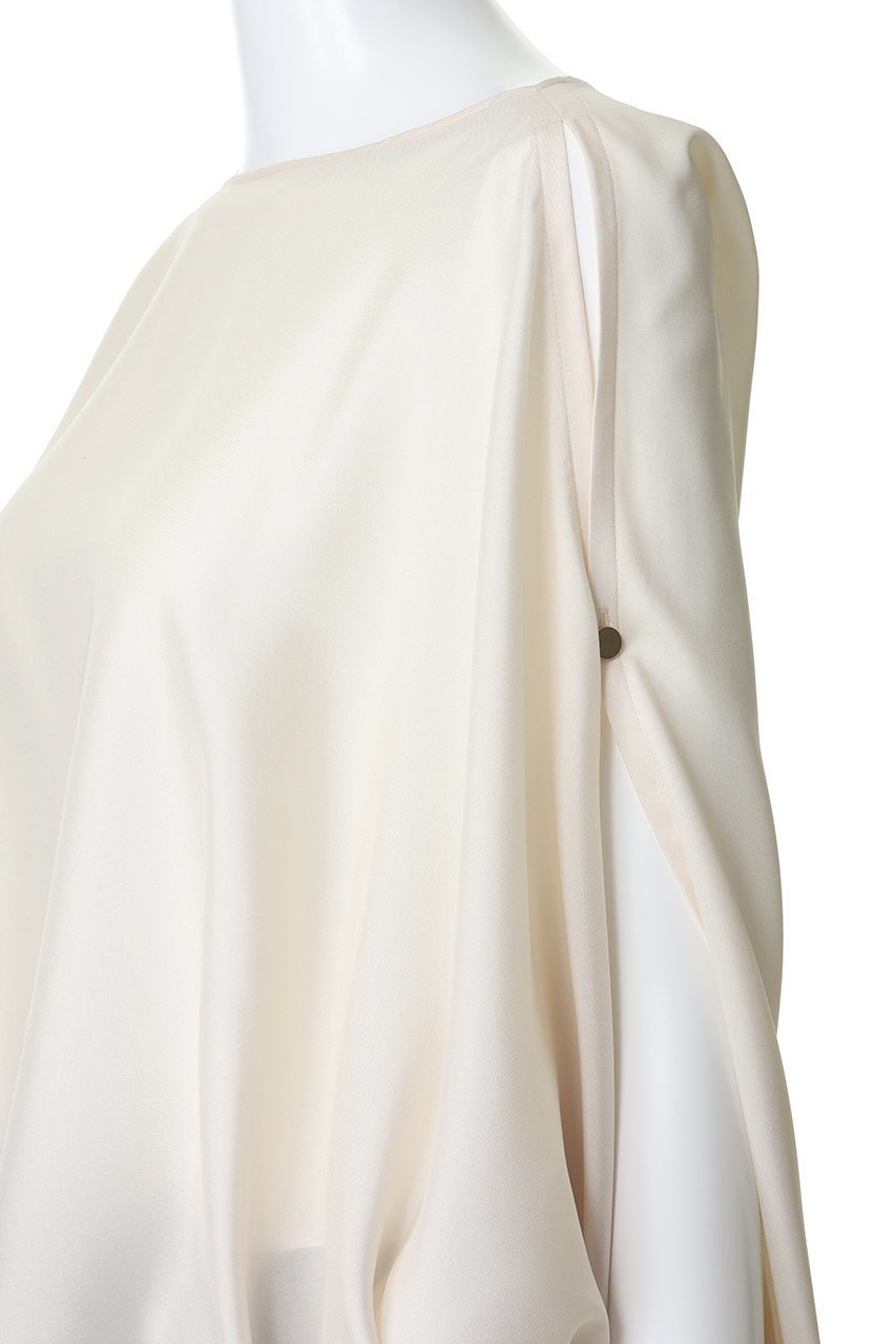 【ベイジ,/BEIGE,】のPERIDOT(ペリドット)/2WAYスリーブ ドレープブラウス 大人の最旬トレンドファッション＆コーディネート founy(ファウニー) 　ファッション　Fashion　レディースファッション　Fashion for Women　トップス・カットソー　Cut & Sew Tops　キャミソール&ノースリーブ　Camisoles & Sleeveless Tops　シャツ・ブラウス・オフィスカジュアル　Elegant Blouses & Button-Ups　エレガント 上品　Elegant　スリーブ　Sleeve, Long Sleeve / Short Sleeve　ドレープ　Drape, Draping Fabric　ノースリーブ　Sleeveless, No-Sleeve　夏　Summer　定番　Standard, Basic Item　春　Spring　S/S・春夏　SS, Spring/Summer, Warm Season　other-6|ID: prp329100004876609 ipo3291000000036744486