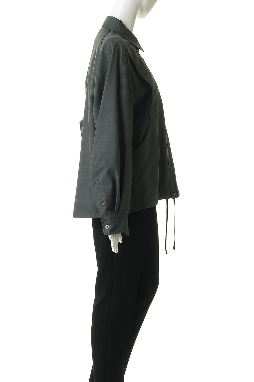 【メゾンスペシャル/MAISON SPECIAL】の【UNISEX】西川毛織 ウールカーブシャツ 大人の最旬トレンドファッション＆コーディネート founy(ファウニー) 　ファッション　Fashion　レディースファッション　Fashion for Women　トップス・カットソー　Cut & Sew Tops　シャツ・ブラウス・オフィスカジュアル　Elegant Blouses & Button-Ups　ユニセックス　Unisex, Genderless　シンプル　Simple, Minimal　スリーブ　Sleeve, Long Sleeve / Short Sleeve　ロング　Long, Long-Length　other-3|ID: prp329100004876612 ipo3291000000036744492