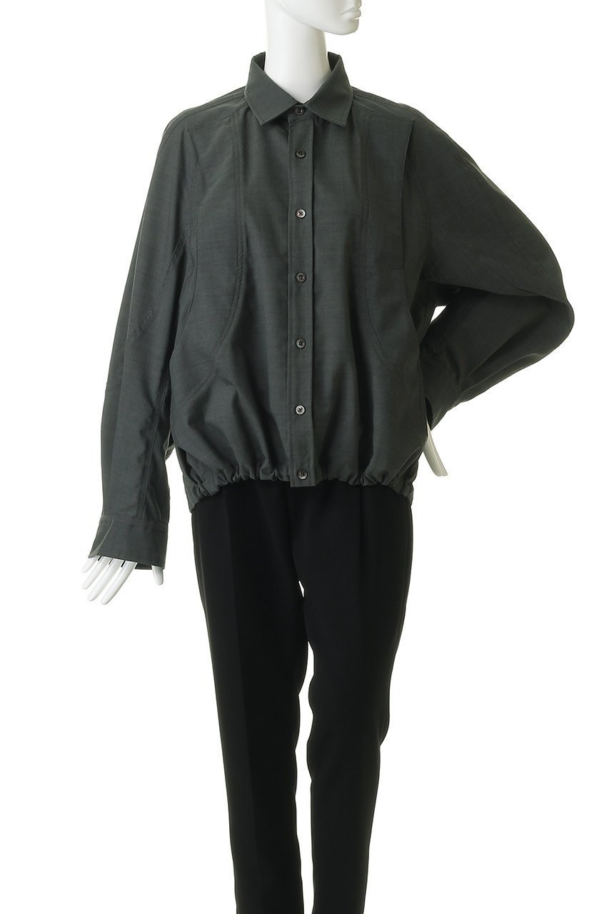 【メゾンスペシャル/MAISON SPECIAL】の【UNISEX】西川毛織 ウールカーブシャツ 大人の最旬トレンドファッション＆コーディネート founy(ファウニー) 　ファッション　Fashion　レディースファッション　Fashion for Women　トップス・カットソー　Cut & Sew Tops　シャツ・ブラウス・オフィスカジュアル　Elegant Blouses & Button-Ups　ユニセックス　Unisex, Genderless　シンプル　Simple, Minimal　スリーブ　Sleeve, Long Sleeve / Short Sleeve　ロング　Long, Long-Length　other-6|ID: prp329100004876612 ipo3291000000036744495