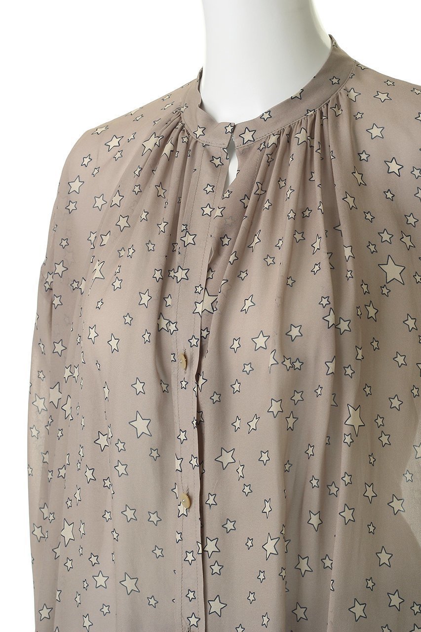 【エリオポール/heliopole】の【COUTURE D ADAM】STARDUST ITALIAN PRINT ブラウス 大人の最旬トレンドファッション＆コーディネート founy(ファウニー) 　ファッション　Fashion　レディースファッション　Fashion for Women　トップス・カットソー　Cut & Sew Tops　シャツ・ブラウス・オフィスカジュアル　Elegant Blouses & Button-Ups　おすすめ　Recommended / Our Picks　インナー　Innerwear　カーディガン　Cardigan, Knitwear　シアー　Sheer, See-Through　シンプル　Simple, Minimal　ジャケット　Jacket, Outerwear　スリーブ　Sleeve, Long Sleeve / Short Sleeve　プリント　Print, Printed Pattern　モチーフ　Motif, Design Theme　ロング　Long, Long-Length　other-5|ID: prp329100004876621 ipo3291000000036958248
