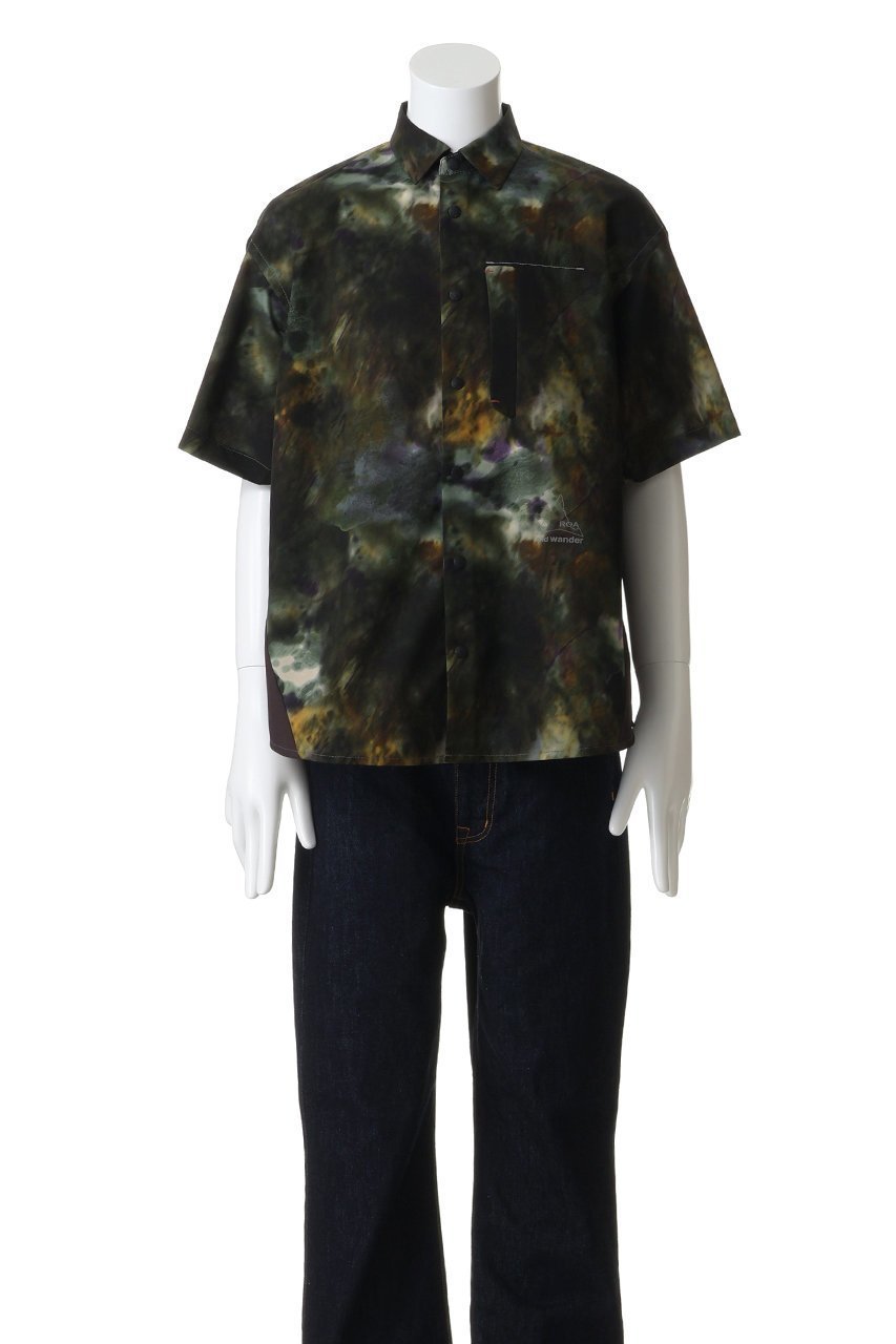 【アンドワンダー/and wander / MEN】の【MEN】【ROA × and wander】 プリンテッド ブリーザブル シャツ 大人の最旬トレンドファッション＆コーディネート founy(ファウニー) 　ファッション　Fashion　メンズファッション　Fashion for Men　アウトドア　Outdoor Clothing　コラボ　Collaboration, Collab　ショート　Short, Short Length　スリーブ　Sleeve, Long Sleeve / Short Sleeve　プリント　Print, Printed Pattern　ボックス　Boxy, Box Shape　モダン　Modern, Contemporary　other-2|ID: prp329100004876631 ipo3291000000036887588