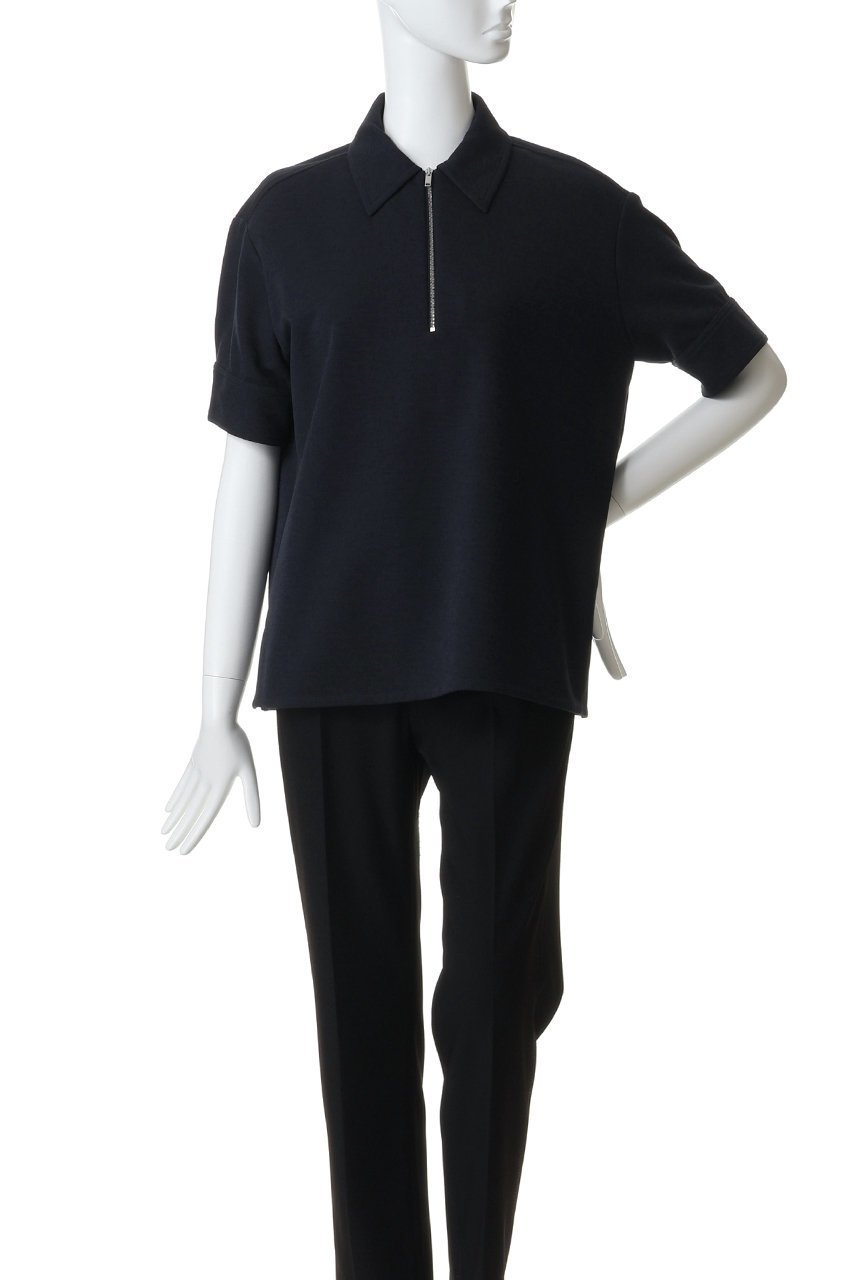 【ジル サンダー/JIL SANDER】のコットンブレンド ニットポロ Tシャツ 大人の最旬トレンドファッション＆コーディネート founy(ファウニー) 　ファッション　Fashion　レディースファッション　Fashion for Women　トップス・カットソー　Cut & Sew Tops　ニット　Knit Tops & Sweaters　シャツ・ブラウス・オフィスカジュアル　Elegant Blouses & Button-Ups　ロングTシャツ・Tシャツ　Longline T-Shirts & Tees　カジュアルプルオーバー・ニットトップス　Pullovers & Knit Tops / Casual Pullovers　ショート　Short, Short Length　スタイリッシュ　Stylish, Fashionable　スラックス　Slacks, Dress Pants　スリーブ　Sleeve, Long Sleeve / Short Sleeve　デニム　Denim, Jeans Material　ポロシャツ　Polo Shirt, Collared Tee　夏　Summer　定番　Standard, Basic Item　春　Spring　S/S・春夏　SS, Spring/Summer, Warm Season　other-2|ID: prp329100004876636 ipo3291000000036887602