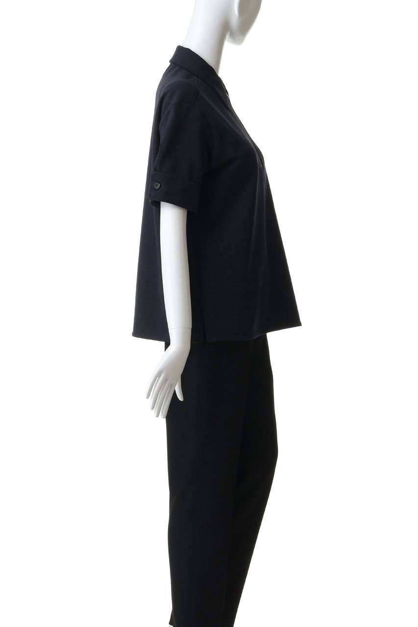 【ジル サンダー/JIL SANDER】のコットンブレンド ニットポロ Tシャツ 大人の最旬トレンドファッション＆コーディネート founy(ファウニー) 　ファッション　Fashion　レディースファッション　Fashion for Women　トップス・カットソー　Cut & Sew Tops　ニット　Knit Tops & Sweaters　シャツ・ブラウス・オフィスカジュアル　Elegant Blouses & Button-Ups　ロングTシャツ・Tシャツ　Longline T-Shirts & Tees　カジュアルプルオーバー・ニットトップス　Pullovers & Knit Tops / Casual Pullovers　ショート　Short, Short Length　スタイリッシュ　Stylish, Fashionable　スラックス　Slacks, Dress Pants　スリーブ　Sleeve, Long Sleeve / Short Sleeve　デニム　Denim, Jeans Material　ポロシャツ　Polo Shirt, Collared Tee　夏　Summer　定番　Standard, Basic Item　春　Spring　S/S・春夏　SS, Spring/Summer, Warm Season　other-3|ID: prp329100004876636 ipo3291000000036887603