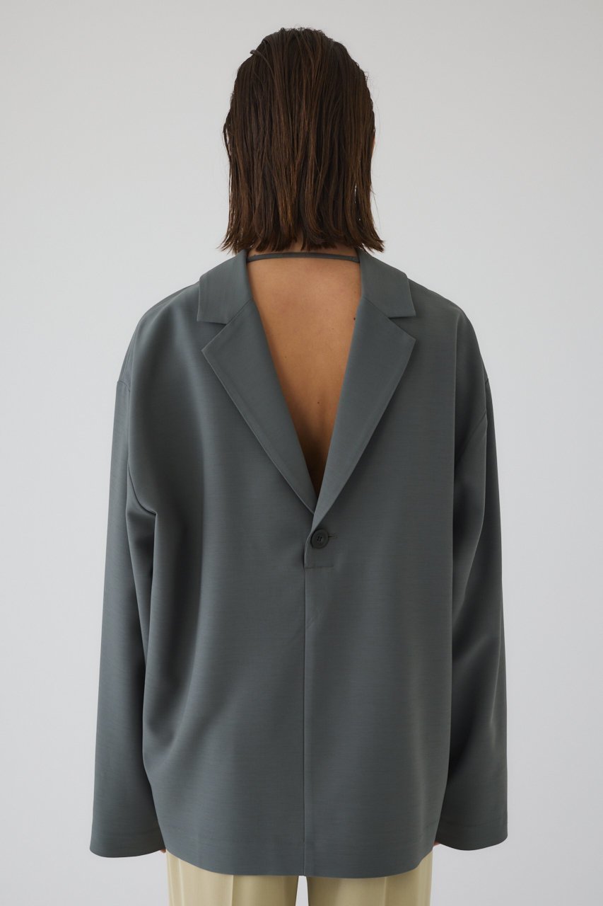 【リムアーク/RIM.ARK】のFront and back tailored PO/プルオーバー 大人の最旬トレンドファッション＆コーディネート founy(ファウニー) 　ファッション　Fashion　レディースファッション　Fashion for Women　トップス・カットソー　Cut & Sew Tops　シャツ・ブラウス・オフィスカジュアル　Elegant Blouses & Button-Ups　カジュアルプルオーバー・ニットトップス　Pullovers & Knit Tops / Casual Pullovers　コンパクト　Compact, Small Size　今季　This Season, Current Season　ショート　Short, Short Length　シンプル　Simple, Minimal　ストレッチ　Stretch, Stretchy Fabric　スリーブ　Sleeve, Long Sleeve / Short Sleeve　ツイル　Twist, Twisted Detail　テーラード　Tailored, Tailored Fit　フロント　Front, Front Design　other-3|ID: prp329100004876637 ipo3291000000036694803