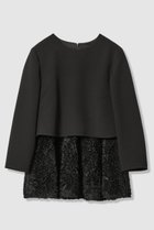 【アナイ/ANAYI】のテープチュール刺繍レイヤード プルオーバー 人気、トレンドファッション・服の通販 founy(ファニー) ファッション Fashion レディースファッション Fashion for Women トップス・カットソー Cut & Sew Tops シャツ・ブラウス・オフィスカジュアル Elegant Blouses & Button-Ups カジュアルプルオーバー・ニットトップス Pullovers & Knit Tops / Casual Pullovers シアー Sheer, See-Through シンプル Simple, Minimal スリーブ Sleeve, Long Sleeve / Short Sleeve ダブル Double, Double-Breasted チュール Tulip, Tulip Motif フェザー Feather, Feather Detail ペプラム Peplum, Flared Hem ラウンド Round, Round Neck ロング Long, Long-Length thumbnail ブラック|ID: prp329100004876645 ipo3291000000036374637