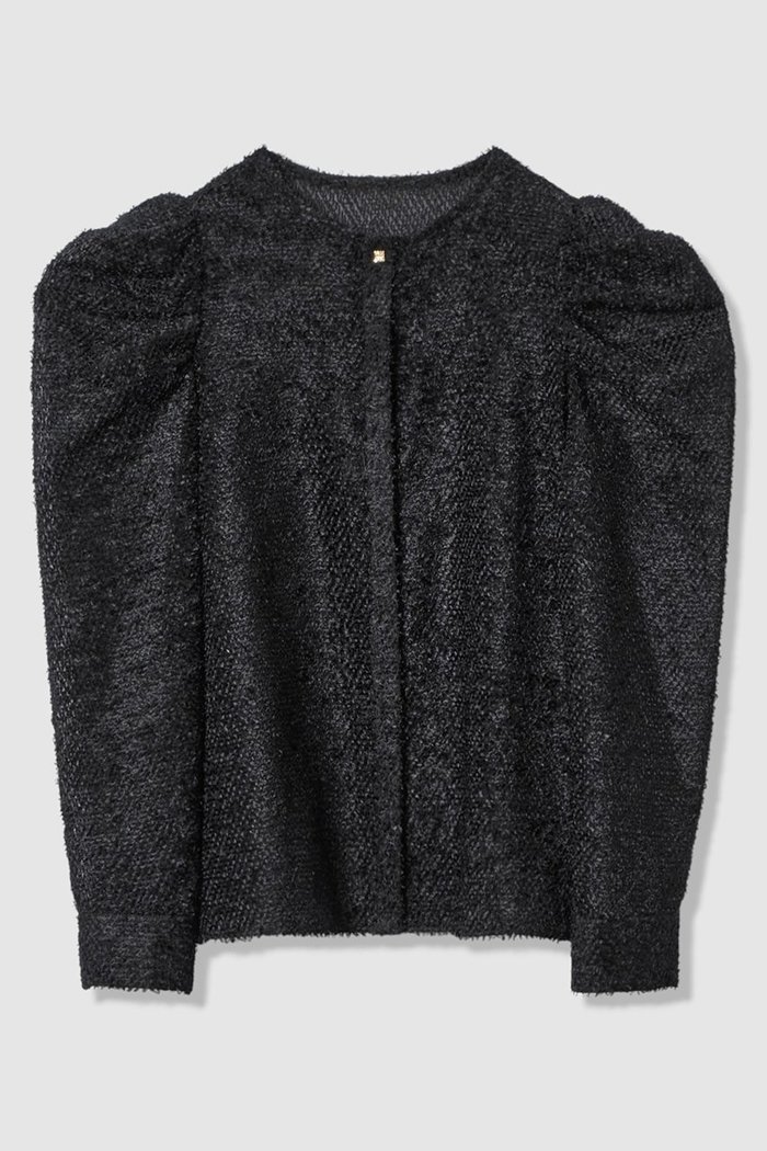 【アナイ/ANAYI】のカットジャガードパワショル ブラウス インテリア・キッズ・メンズ・レディースファッション・服の通販 founy(ファニー) https://founy.com/ ファッション Fashion レディースファッション Fashion for Women トップス・カットソー Cut & Sew Tops シャツ・ブラウス・オフィスカジュアル Elegant Blouses & Button-Ups インナー Innerwear ギャザー Gathered, Ruffled ショルダー Shoulder, Shoulder Strap ジャカード／ジャガード Jacquard, Woven Pattern ジャケット Jacket, Outerwear スリーブ Sleeve, Long Sleeve / Short Sleeve フロント Front, Front Design メタル Metal, Metal Parts ロング Long, Long-Length エレガント 上品 Elegant 再入荷 Restock / Back in Stock |ID: prp329100004876647 ipo3291000000036386929