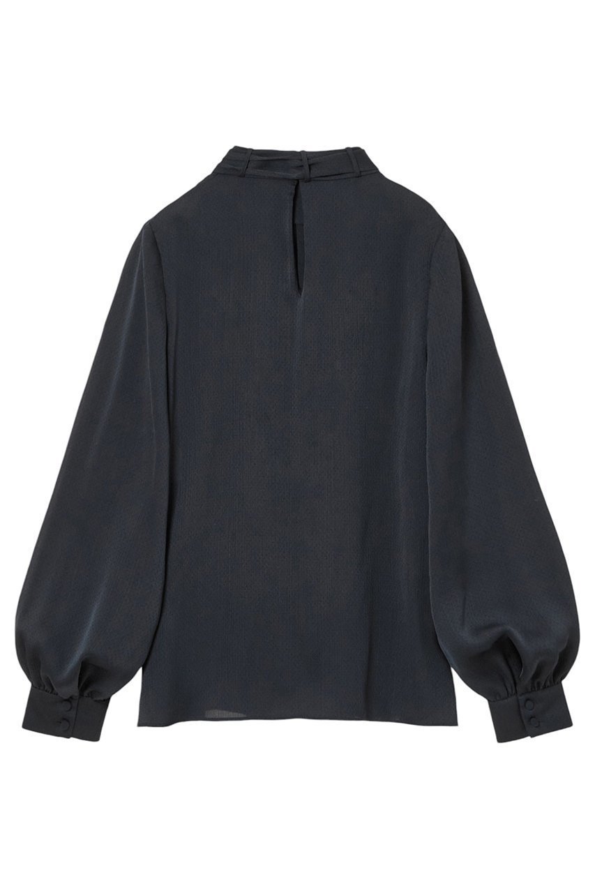 【アナイ/ANAYI】の【Eternal Line 2025】サテンドット楊柳ボウタイ ブラウス 人気、トレンドファッション・服の通販 founy(ファニー) 　ファッション　Fashion　レディースファッション　Fashion for Women　トップス・カットソー　Cut & Sew Tops　シャツ・ブラウス・オフィスカジュアル　Elegant Blouses & Button-Ups　サテン　Satin, Glossy Fabric　シンプル　Simple, Minimal　スリーブ　Sleeve, Long Sleeve / Short Sleeve　ドット　Polka Dot, Dot Pattern　リボン　Ribbon, Bow　ロング　Long, Long-Length　エレガント 上品　Elegant　other-3|ID: prp329100004876664 ipo3291000000036374771