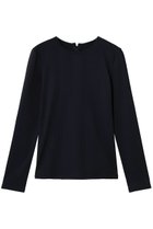 【デパリエ/DEPAREILLE】のリブバックレースアップクルーネックトップス 人気、トレンドファッション・服の通販 founy(ファニー) ファッション Fashion レディースファッション Fashion for Women トップス・カットソー Cut & Sew Tops シャツ・ブラウス・オフィスカジュアル Elegant Blouses & Button-Ups インナー Innerwear スリーブ Sleeve, Long Sleeve / Short Sleeve レース Lace, Lace Fabric ロング Long, Long-Length 新作・新入荷 New Arrivals / New In thumbnail ネイビー|ID: prp329100004876665 ipo3291000000036374777