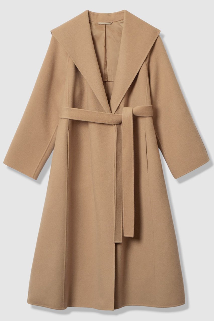 【アナイ/ANAYI】のシャルムリバービックカラーコート インテリア・キッズ・メンズ・レディースファッション・服の通販 founy(ファウニー) 　ファッション　Fashion　レディースファッション　Fashion for Women　アウター　Coat / Outerwear Collection　コート・ロングコート・ピーコート　Long Coats, Peacoats & More　なめらか　Smooth, Silky Texture　エレガント 上品　Elegant　コンパクト　Compact, Small Size　スリット　Slit, Slit Detail　スリーブ　Sleeve, Long Sleeve / Short Sleeve　ループ　Loop, Loop Knit　ロング　Long, Long-Length　キャメル|ID: prp329100004876674 ipo3291000000036887617