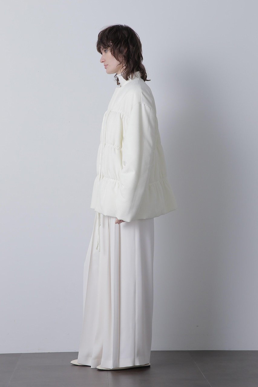 【ヒューエルミュージアム/hueLe Museum】の【STUMBLY】Padded Shirring Jacket 人気、トレンドファッション・服の通販 founy(ファニー) 　ファッション　Fashion　レディースファッション　Fashion for Women　アウター　Coat / Outerwear Collection　レディースジャケット・軽アウター　Jackets　シャーリング　Shirring, Ruched　ジャケット　Jacket, Outerwear　バランス　Balance, Style Balance　ブルゾン　Blouson, Bomber Jacket　モダン　Modern, Contemporary　リボン　Ribbon, Bow　再入荷　Restock / Back in Stock　other-4|ID: prp329100004876676 ipo3291000000036374862