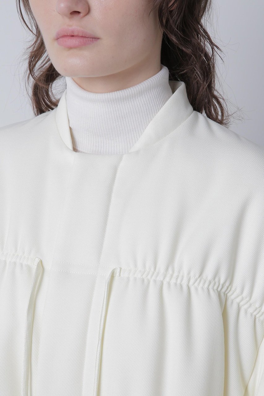 【ヒューエルミュージアム/hueLe Museum】の【STUMBLY】Padded Shirring Jacket 人気、トレンドファッション・服の通販 founy(ファニー) 　ファッション　Fashion　レディースファッション　Fashion for Women　アウター　Coat / Outerwear Collection　レディースジャケット・軽アウター　Jackets　シャーリング　Shirring, Ruched　ジャケット　Jacket, Outerwear　バランス　Balance, Style Balance　ブルゾン　Blouson, Bomber Jacket　モダン　Modern, Contemporary　リボン　Ribbon, Bow　再入荷　Restock / Back in Stock　other-6|ID: prp329100004876676 ipo3291000000036374865