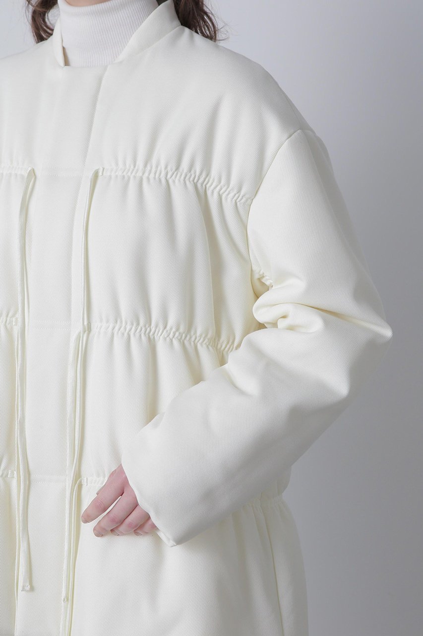 【ヒューエルミュージアム/hueLe Museum】の【STUMBLY】Padded Shirring Jacket 人気、トレンドファッション・服の通販 founy(ファニー) 　ファッション　Fashion　レディースファッション　Fashion for Women　アウター　Coat / Outerwear Collection　レディースジャケット・軽アウター　Jackets　シャーリング　Shirring, Ruched　ジャケット　Jacket, Outerwear　バランス　Balance, Style Balance　ブルゾン　Blouson, Bomber Jacket　モダン　Modern, Contemporary　リボン　Ribbon, Bow　再入荷　Restock / Back in Stock　other-7|ID: prp329100004876676 ipo3291000000036374867