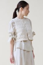 【ティアラ/Tiara】のクロシェライクベスト アイボリー|ID: prp329100004876678 ipo3291000000036374874