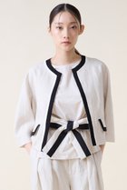 【ティアラ/Tiara】のカラーブロックジャケット ベージュ|ID: prp329100004876679 ipo3291000000036744523