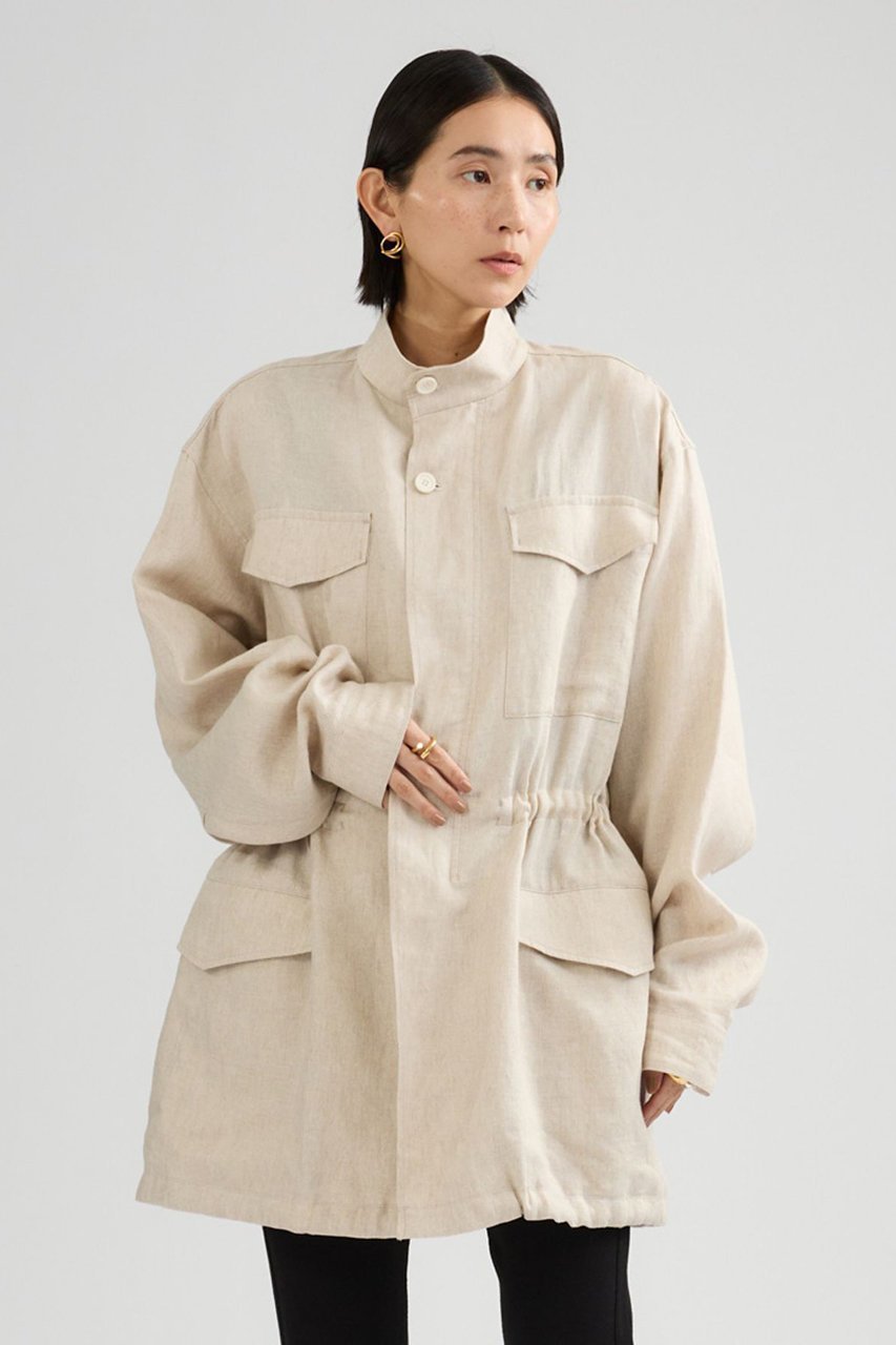 【カオス/Chaos】のメンフィスリネンブルゾン 人気、トレンドファッション・服の通販 founy(ファニー) 　ファッション　Fashion　レディースファッション　Fashion for Women　アウター　Coat / Outerwear Collection　レディースジャケット・軽アウター　Jackets　ブルゾンジャケット・スポーティアウター　Blouson Jackets　サマー　Summer, Summer Style　ジャケット　Jacket, Outerwear　ツイル　Twist, Twisted Detail　バランス　Balance, Style Balance　フラット　Flat, Flat Shoes　ブルゾン　Blouson, Bomber Jacket　ミリタリー　Military, Army Style　リネン　Linen, Linen Fabric　夏　Summer　新作・新入荷　New Arrivals / New In　 other-1|ID: prp329100004876689 ipo3291000000036374957