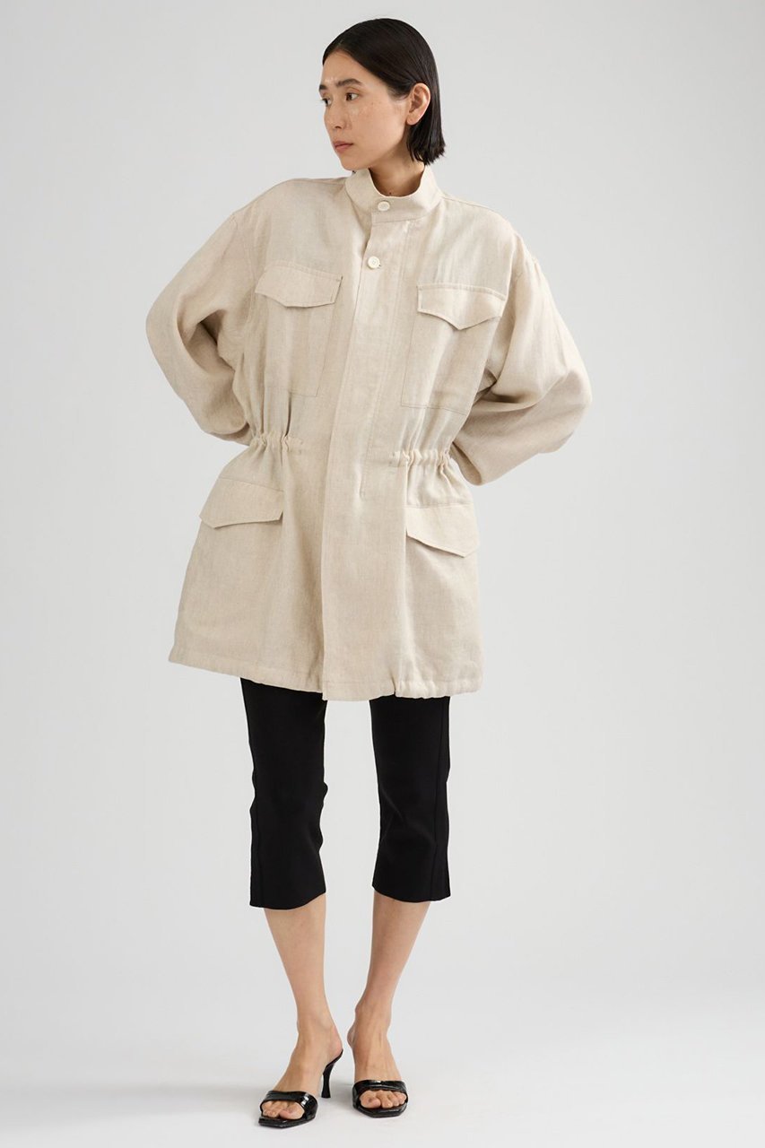 【カオス/Chaos】のメンフィスリネンブルゾン 人気、トレンドファッション・服の通販 founy(ファニー) 　ファッション　Fashion　レディースファッション　Fashion for Women　アウター　Coat / Outerwear Collection　レディースジャケット・軽アウター　Jackets　ブルゾンジャケット・スポーティアウター　Blouson Jackets　サマー　Summer, Summer Style　ジャケット　Jacket, Outerwear　ツイル　Twist, Twisted Detail　バランス　Balance, Style Balance　フラット　Flat, Flat Shoes　ブルゾン　Blouson, Bomber Jacket　ミリタリー　Military, Army Style　リネン　Linen, Linen Fabric　夏　Summer　新作・新入荷　New Arrivals / New In　other-4|ID: prp329100004876689 ipo3291000000036374965