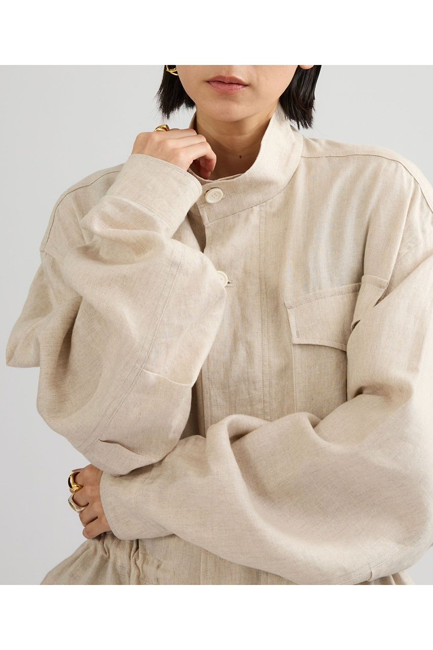 【カオス/Chaos】のメンフィスリネンブルゾン 大人の最旬トレンドファッション＆コーディネート founy(ファウニー) 　ファッション　Fashion　レディースファッション　Fashion for Women　アウター　Coat / Outerwear Collection　レディースジャケット・軽アウター　Jackets　ブルゾンジャケット・スポーティアウター　Blouson Jackets　サマー　Summer, Summer Style　ジャケット　Jacket, Outerwear　ツイル　Twist, Twisted Detail　バランス　Balance, Style Balance　フラット　Flat, Flat Shoes　ブルゾン　Blouson, Bomber Jacket　ミリタリー　Military, Army Style　リネン　Linen, Linen Fabric　夏　Summer　other-8|ID: prp329100004876689 ipo3291000000036887646
