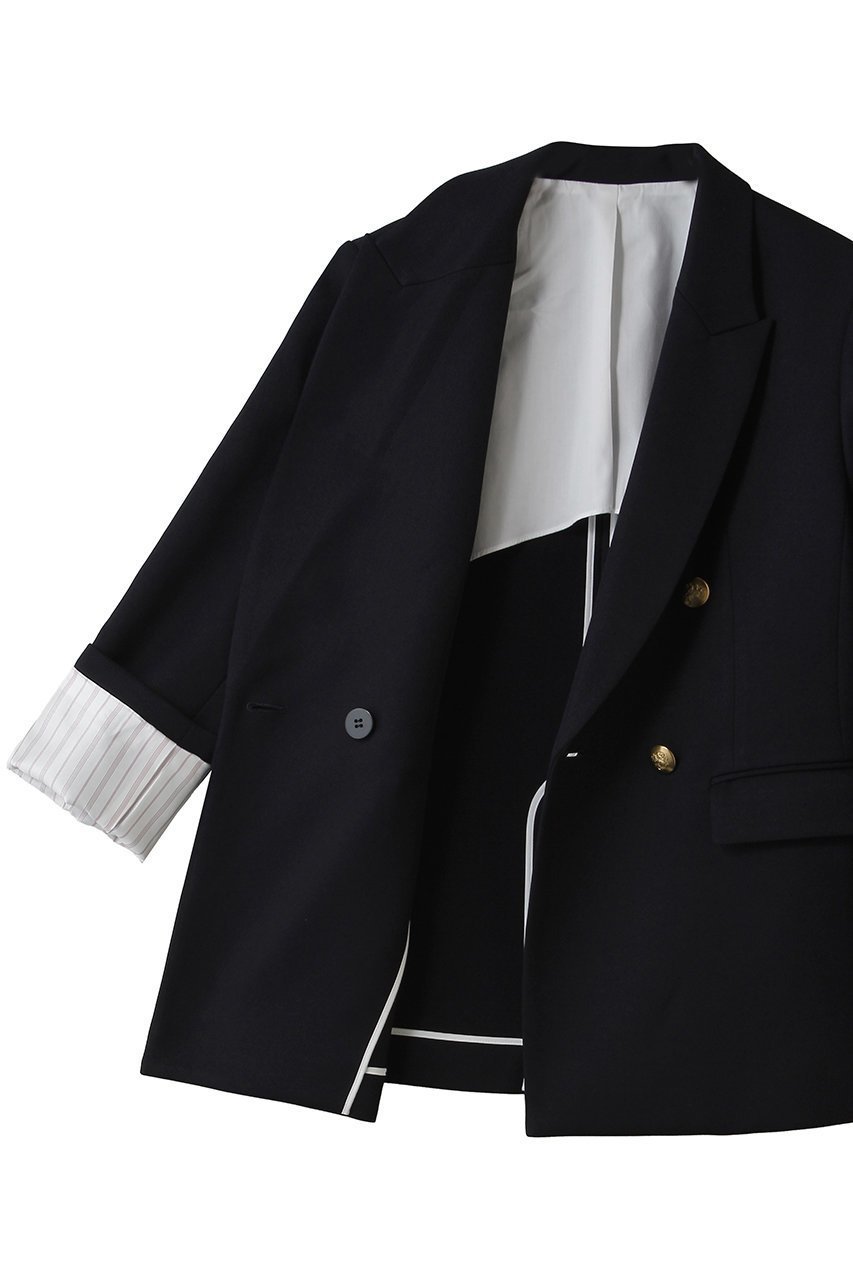 【アルアバイル/allureville】の【Loulou Willoughby】ポリドビーダブルジャケット 人気、トレンドファッション・服の通販 founy(ファニー) 　ファッション　Fashion　レディースファッション　Fashion for Women　アウター　Coat / Outerwear Collection　レディースジャケット・軽アウター　Jackets　オケージョン　Occasion Wear　ジャケット　Jacket, Outerwear　ダブル　Double, Double-Breasted　リュクス　Luxury, Elegant, High-End, Chic　エレガント 上品　Elegant　新作・新入荷　New Arrivals / New In　other-6|ID: prp329100004876693 ipo3291000000036375005