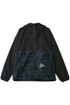 【アンドワンダー/and wander】の【UNISEX】プリンテッド ウィンド ジャケット ブラック|ID: prp329100004876707 ipo3291000000036375112