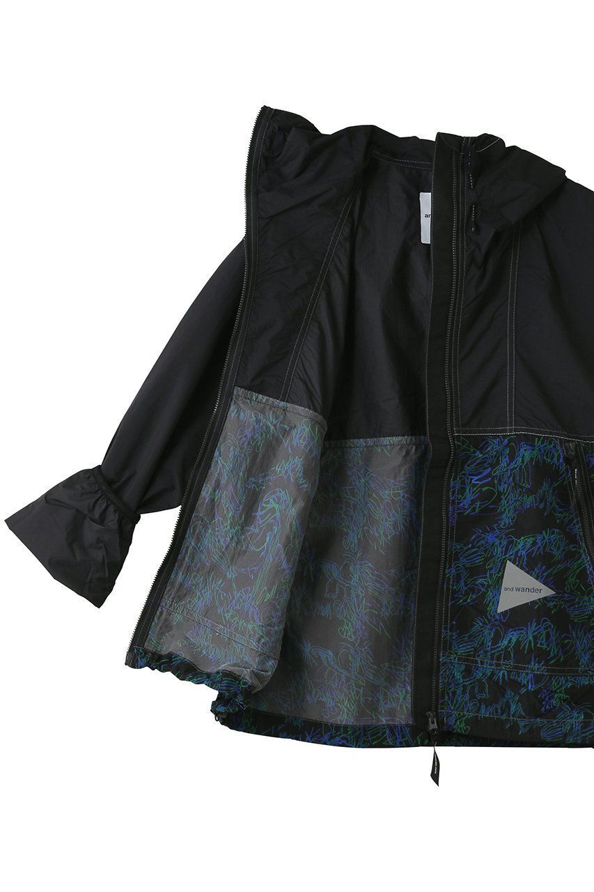 【アンドワンダー/and wander】の【UNISEX】プリンテッド ウィンド ジャケット 人気、トレンドファッション・服の通販 founy(ファニー) 　ファッション　Fashion　レディースファッション　Fashion for Women　アウター　Coat / Outerwear Collection　レディースジャケット・軽アウター　Jackets　ブルゾンジャケット・スポーティアウター　Blouson Jackets　ユニセックス　Unisex, Genderless　アウトドア　Outdoor Clothing　グラフィック　Graphic, Graphic Design　コンパクト　Compact, Small Size　ジャケット　Jacket, Outerwear　ブルゾン　Blouson, Bomber Jacket　ポーチ　Pouch, Small Case　新作・新入荷　New Arrivals / New In　軽量　Lightweight, Ultra Light　other-7|ID: prp329100004876707 ipo3291000000036375123