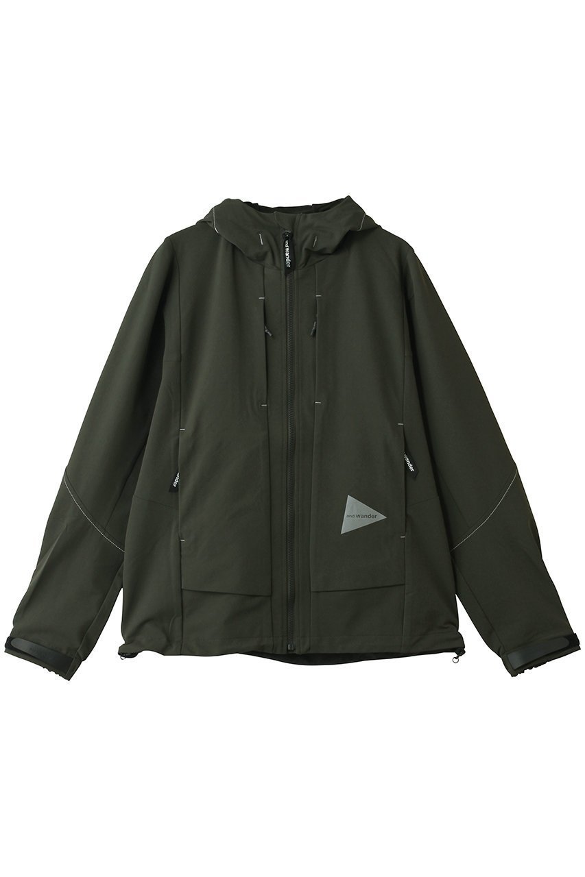 【アンドワンダー/and wander】のライト ストレッチ シェル ジャケット インテリア・キッズ・メンズ・レディースファッション・服の通販 founy(ファウニー) 　ファッション　Fashion　レディースファッション　Fashion for Women　アウター　Coat / Outerwear Collection　レディースジャケット・軽アウター　Jackets　ブルゾンジャケット・スポーティアウター　Blouson Jackets　アウトドア　Outdoor Clothing　ジャケット　Jacket, Outerwear　ストレッチ　Stretch, Stretchy Fabric　バランス　Balance, Style Balance　ブルゾン　Blouson, Bomber Jacket　ダークカーキ|ID: prp329100004876710 ipo3291000000036887649