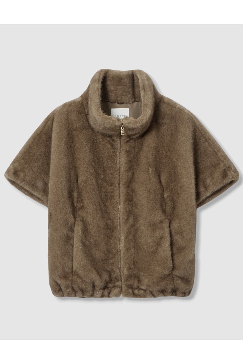 【アナイ/ANAYI】のフェイクミンクファージレ 大人の最旬トレンドファッション＆コーディネート founy(ファウニー) 　ファッション　Fashion　レディースファッション　Fashion for Women　アウター　Coat / Outerwear Collection　レディースジャケット・軽アウター　Jackets　ショルダー　Shoulder, Shoulder Strap　ジャケット　Jacket, Outerwear　スタンド　Stand Collar, Upright Stand　スリーブ　Sleeve, Long Sleeve / Short Sleeve　ドロップ　Drop Shoulder, Dropped Style　バランス　Balance, Style Balance　ベスト　Vest, Waistcoat　リアル　Real, Realistic　ロング　Long, Long-Length　 other-1|ID: prp329100004876715 ipo3291000000036717261