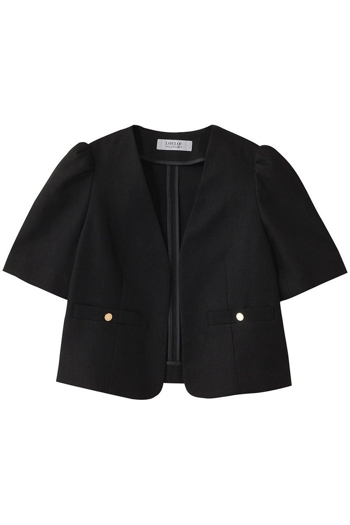 【アルアバイル/allureville】の【LOULOU WILLOUGHBY】ブライトリネン半袖ジャケット インテリア・キッズ・メンズ・レディースファッション・服の通販 founy(ファニー) https://founy.com/ ファッション Fashion レディースファッション Fashion for Women アウター Coat / Outerwear Collection レディースジャケット・軽アウター Jackets コンパクト Compact, Small Size ジャケット Jacket, Outerwear ボトム Bottoms, Lower Wear 半袖 Short Sleeve, Half Sleeve 夏 Summer |ID: prp329100004876717 ipo3291000000036375189