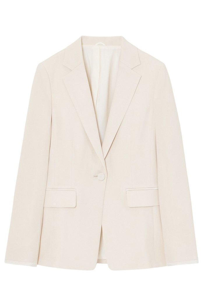 【アナイ/ANAYI】の【Eternal Line 2025】トリアセジョーゼットテーラード ジャケット インテリア・キッズ・メンズ・レディースファッション・服の通販 founy(ファニー) https://founy.com/ ファッション Fashion レディースファッション Fashion for Women アウター Coat / Outerwear Collection レディースジャケット・軽アウター Jackets テーラードジャケット / 通勤・きれいめスタイル Tailored Jackets & Blazers サテン Satin, Glossy Fabric ジャケット Jacket, Outerwear ジョーゼット Georgette, Semi-Sheer Fabric セットアップ Set-Up, Coordinated Outfit フロント Front, Front Design ポケット Pocket, Pocket Detail 吸水 Absorbent, Quick-Dry 定番 Standard, Basic Item |ID: prp329100004876730 ipo3291000000036887673