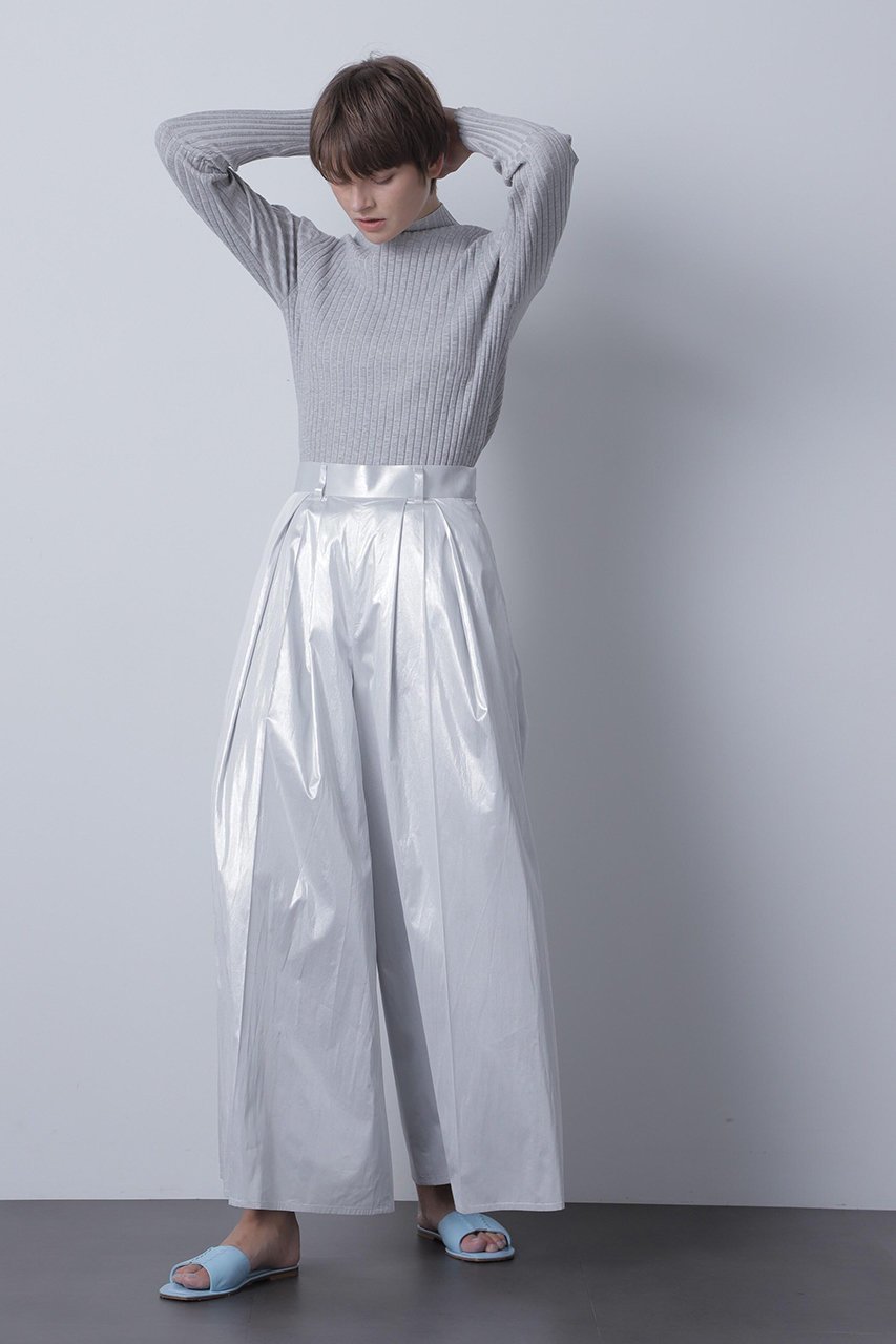 【ヒューエルミュージアム/hueLe Museum】の【hLM】コントラストカラーニット 人気、トレンドファッション・服の通販 founy(ファニー) 　ファッション　Fashion　レディースファッション　Fashion for Women　トップス・カットソー　Cut & Sew Tops　ニット　Knit Tops & Sweaters　カジュアルプルオーバー・ニットトップス　Pullovers & Knit Tops / Casual Pullovers　なめらか　Smooth, Silky Texture　インナー　Innerwear　ストライプ　Stripe, Striped Pattern　ボトルネック　Bottle Neck, Mock Neck　モダン　Modern, Contemporary　再入荷　Restock / Back in Stock　other-3|ID: prp329100004876731 ipo3291000000036375300