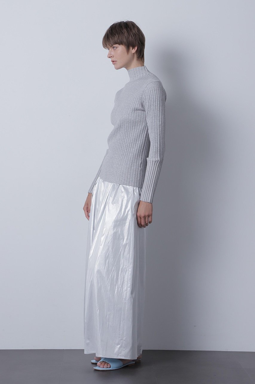 【ヒューエルミュージアム/hueLe Museum】の【hLM】コントラストカラーニット 人気、トレンドファッション・服の通販 founy(ファニー) 　ファッション　Fashion　レディースファッション　Fashion for Women　トップス・カットソー　Cut & Sew Tops　ニット　Knit Tops & Sweaters　カジュアルプルオーバー・ニットトップス　Pullovers & Knit Tops / Casual Pullovers　なめらか　Smooth, Silky Texture　インナー　Innerwear　ストライプ　Stripe, Striped Pattern　ボトルネック　Bottle Neck, Mock Neck　モダン　Modern, Contemporary　再入荷　Restock / Back in Stock　other-4|ID: prp329100004876731 ipo3291000000036375301