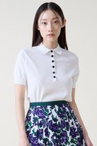 【ティアラ/Tiara】のポロニットプルオーバー ホワイト|ID: prp329100004876735 ipo3291000000036375327